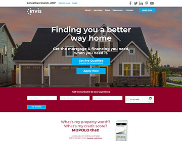 Click to View Invis Site 11 Mortgage Template