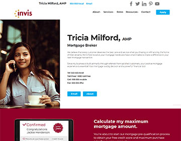 Click to View Invis Site 12 Mortgage Template